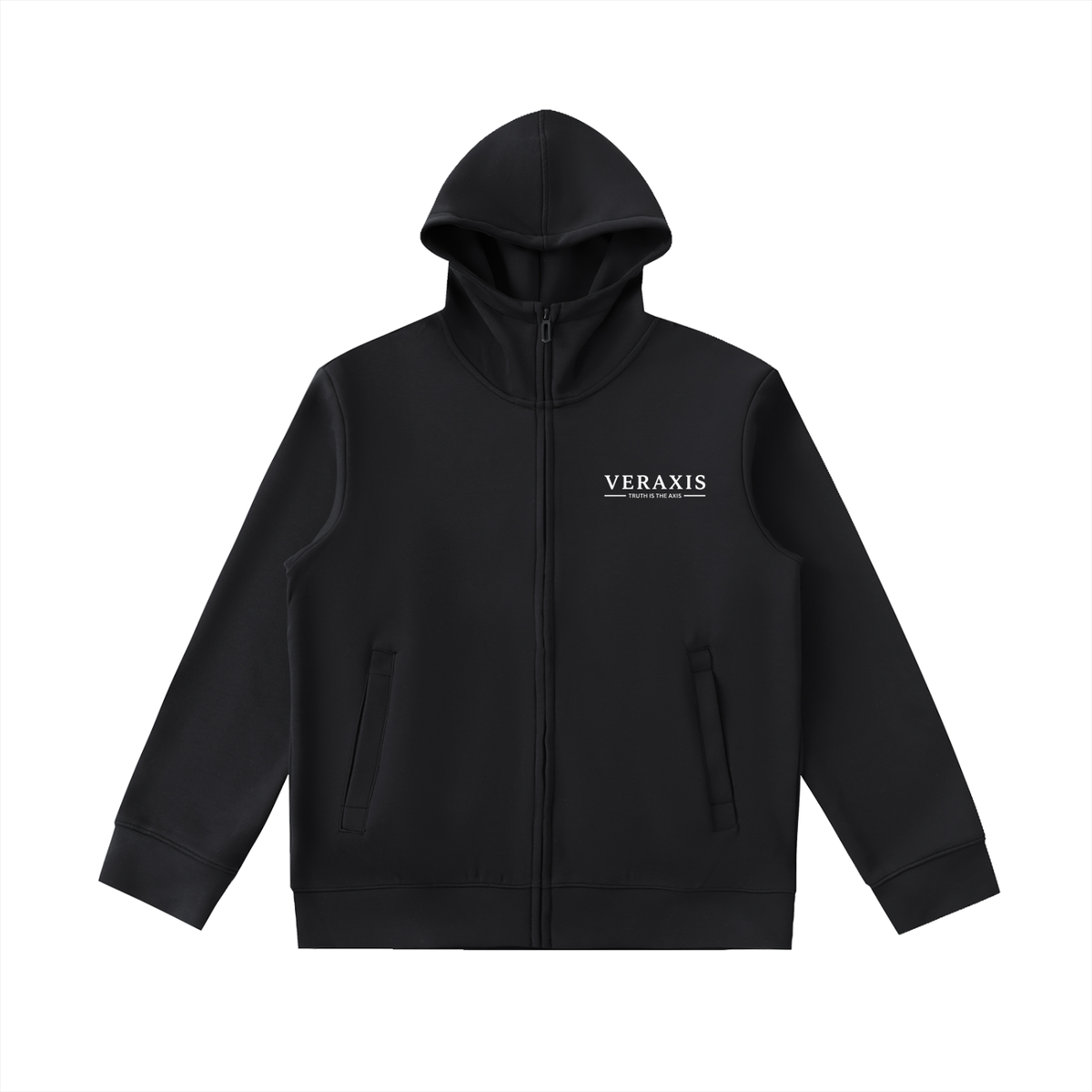 VERAXIS ZIP HOODIE — HIGH NECK
